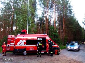 Szczęśliwy finał poszukiwań grzybiarza pod Wałczem