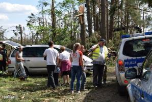 Podsumowanie działań po przejściu nawałnicy przez Pomorze
