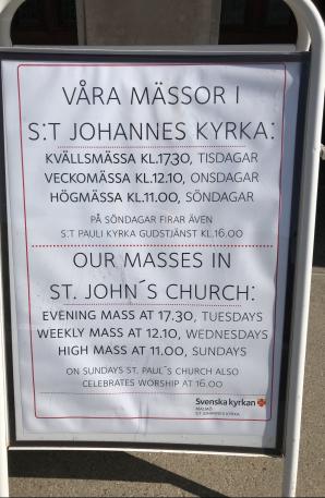 Słowo na niedzielę 20 września ze szwedzkiego Ystad