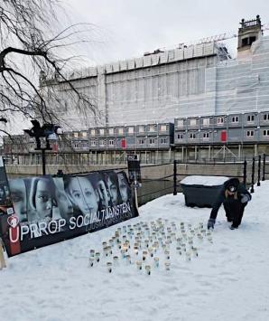 [VIDEO] Zapaliliśmy świecę przed Ambasadą Szwecji w Warszawie sprzeciwiając się zbrodniczej polityce tego kraju odbierającego dzieci naturalnym rodzicom! [PL/SE]