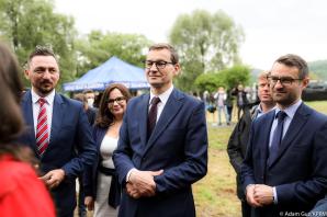 [VIDEO] Premier w Sanoku: nie ma rozwoju bez rozwoju infrastruktury