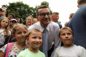 [VIDEO] Premier na pikniku rodzinnym w Kaliszu: Dzieci są przyszłością narodu