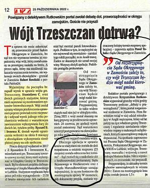 [VIDEO] Czy Zbigniew Ziobro zdymisjonuje Prezesa Sądu Okręgowego w Zamościu Mirosława Baranowskiego za poświadczenie nieprawdy w tym sądzie i bałagan proceduralny, którego skutkiem jest bezkarność wójta-przestępcy z gminy Trzeszczany Stanisław Cz.?!