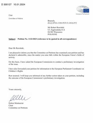 [VIDEO] Złożona przez PATRIOT24.NET petycja dot. łamania praw polskich dzieci i matek w Danii uznana za zasadną! Dziś o 15:30 w Parlamencie Europejskim w Brukseli debata na ten temat!