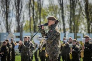 Orkiestra Reprezentacyjna WOT na Westerplatte.
