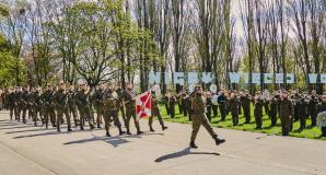 Orkiestra Reprezentacyjna WOT na Westerplatte.