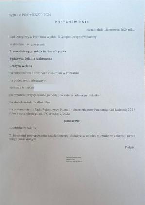 [VIDEO] PATRIOT24 RUTKOWSKI W AKCJI: Oszust z Osiecznej k. Leszna zdemaskowany przez Sąd Okręgowy w Poznaniu! Po kryminalnych zarzutach jego wniosek o restrukturyzację dziś odrzucony!