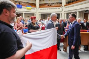 [VIDEO] Wizyta Marszałka Sejmu w Ukrainie