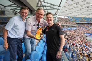 Prezydent Duda wspierał sportowców podczas Memoriału Kamili Skolimowskiej