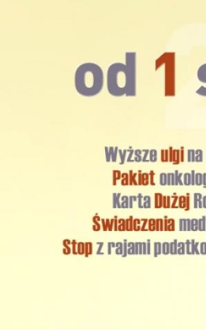 Większa ulga na dzieci, zniżki w ramach Karty Dużej Rodziny. Co jeszcze wchodzi w życie na początku 2015?
