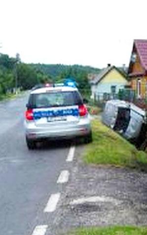 Świdnik: Pijany 19-latek bez uprawnień zabrał ojcu samochód i dachował