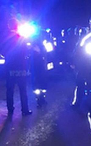 Policjanci nieśli pomoc podczas orkanu Fryderyka, który przeszedł przez Dolny Śląsk