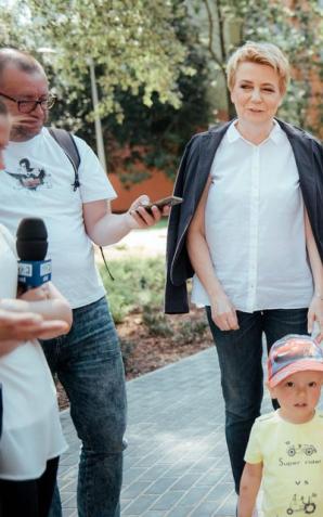 Nowy skwer na Nowym Rokiciu