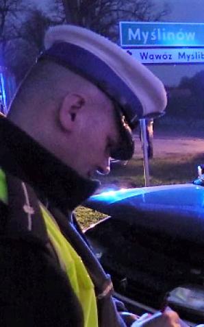 Niebezpieczna kolizja w Myślinowie mogła się skończyć fatalnie dla 3 osób