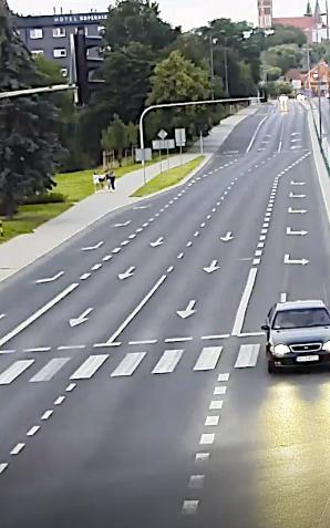 [VIDEO] Wypadek z udziałem motocyklisty. Policjanci zatrzymali prawo jazdy 29-latkowi