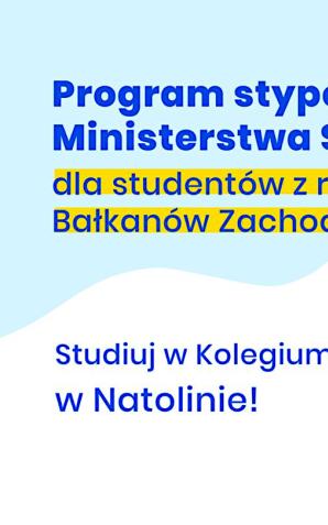 Kolejna edycja stypendiów MSZ dla studentów z Bałkanów Zachodnich