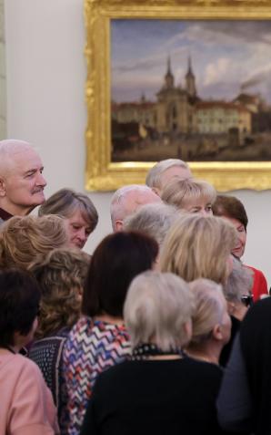 Spotkanie Pierwszej Damy z członkami Osiedlowego Klubu Seniora TRAMP w Wołominie