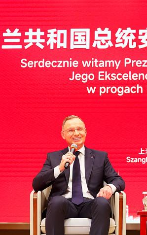 [VIDEO] Prezydent na Uniwersytecie Fudan: Kluczem do sukcesu naszych pokoleń jest pokój
