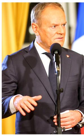 [VIDEO] Premier po spotkaniu w Paryżu: czas na dużo większą zdolność Europy do samoobrony