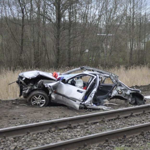 [VIDEO] Wypadek na przejeździe kolejowym pod Koszalinem!