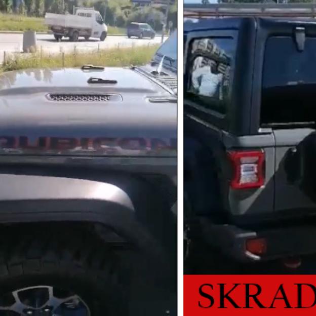 [VIDEO] Biuro RUTKOWSKI: Poszukuje Jeep Wrangler Rubicon, który został skradziony 15.03.2023 roku w Lubinie