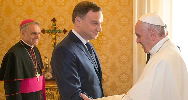 [VIDEO] Prezydent na audiencji u papieża Franciszka