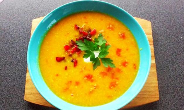 Zupa z czerwonej soczewicy- szybka, prosta i smaczna!