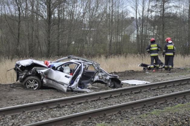 [VIDEO] Wypadek na przejeździe kolejowym pod Koszalinem!