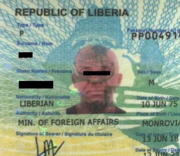 Obywatel Nigerii z podrobionym dokumentem