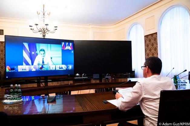 Premier Mateusz Morawiecki z liderami UE o Białorusi, Chinach i Turcji