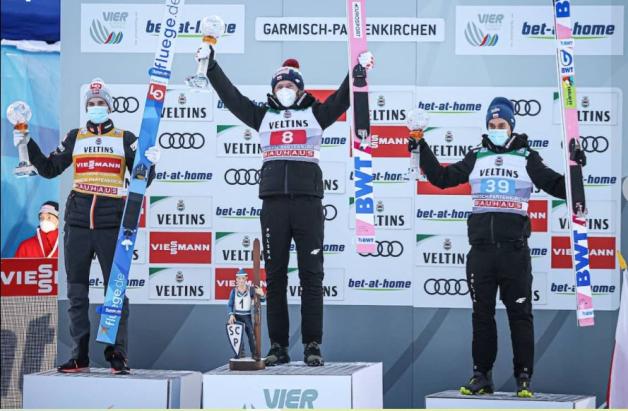 Niemcy: Stoch drugi w Oberstdorfie, Kubacki i Żyła na podium w GA-PA