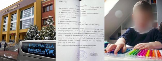 [VIDEO] TOGI BEZ SUMIEŃ: Czy sędzia Edmund Cybulski ze Złotowa chce śmierci 4-letniego Kacperka? Czy szaleństwo jego niesprawiedliwości powstrzymają dziś Prezes Sądu Okręgowego w Poznaniu i Prokurator Okręgowy w Poznaniu?