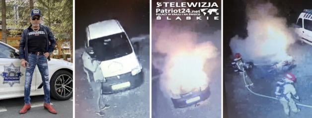 [VIDEO] Kto przebił opony i podpalił auto w Żywcu? Rutkowski wkracza do akcji!