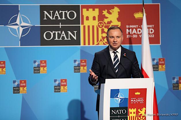 Prezydent Andrzej Duda podpisze ustawy ws. ratyfikacji akcesji Szwecji i Finlandii do NATO