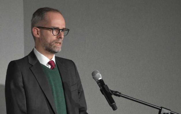 Wiceminister Adam Guibourgé-Czetwertyński podczas seminarium nt. zmian klimatu w miastach