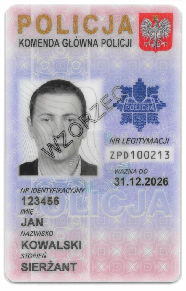 Nowe legitymacje policyjne