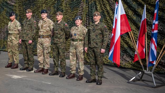 Polscy i brytyjscy żołnierze umacniają bezpieczeństwo na wschodniej flance Sojuszu Północnoatlantyckiego