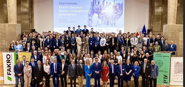 [VIDEO] Rekordowa liczba laureatów i finalistów Olimpiady Wiedzy i Umiejętności Budowlanych