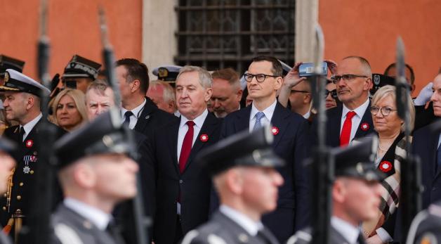 Premier Mateusz Morawiecki uczestniczył w uroczystościach z okazji Święta Narodowego 3 Maja