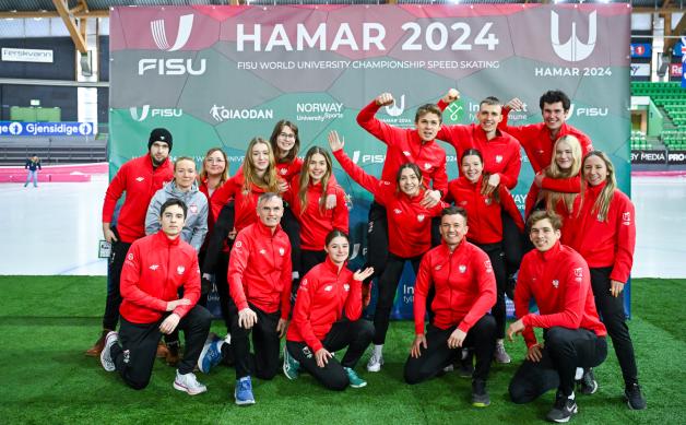 Sukces polskiej drużyny na Akademickich Mistrzostwach Świata w łyżwiarstwie szybkim