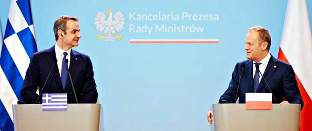 Ochrona granic, wojna na Ukrainie i przyszłość Unii Europejskiej. Premier Donald Tusk kontynuuje spotkania z liderami państw i instytucji europejskich. W Warszawie spotkał się z Premierem Grecji Kiriakosem Mitsotakisem