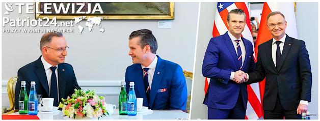 [VIDEO] Pałac Prezydencki. Spotkanie z Szefem Pentagonu