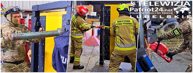 [VIDEO] Szkolenie z zakresu wykorzystania m.in sprzętu wyważeniowego